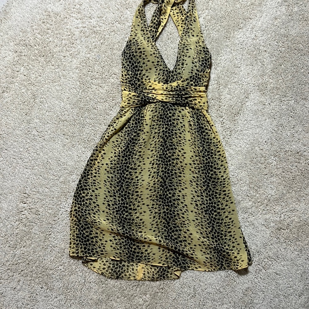 Guess, dress animal, print, fully lined size 0